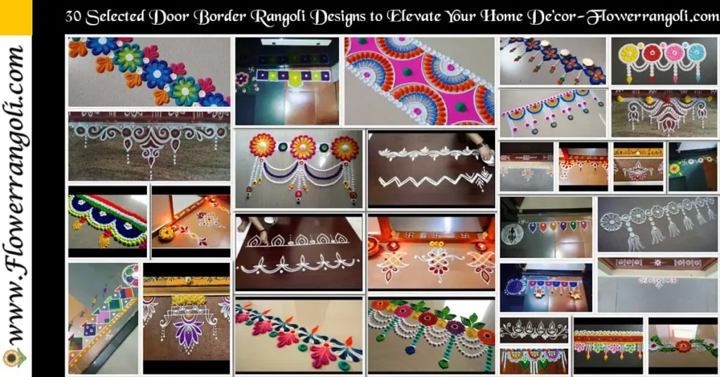 Door Border Rangoli Designs