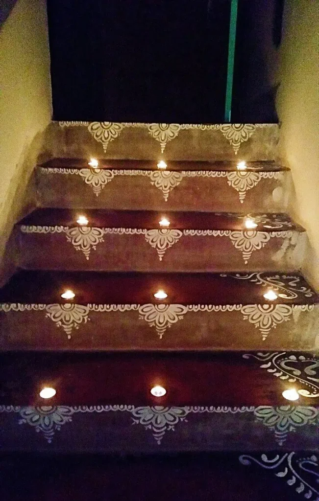 Rangoli Designs for Stairs