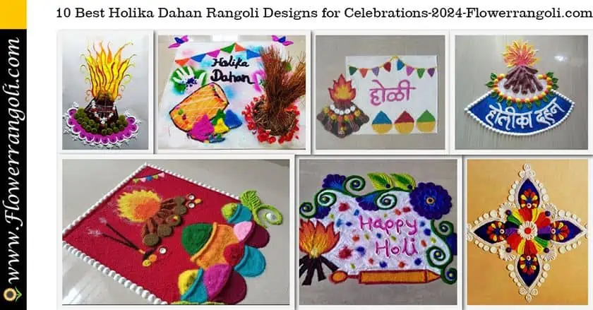 Holika Dahan Rangoli Designs