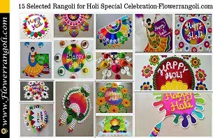Rangoli for Holi Special