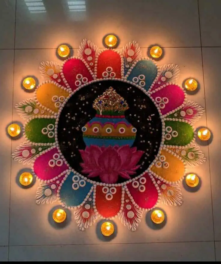 Chhath Puja Rangoli Design